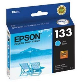 Cartucho Epson 133 Ciano T133220 Original