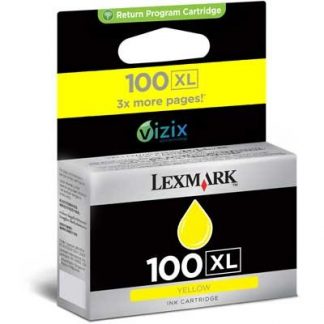Cartucho Lexmark 100XL Amarelo 14N1071 Original