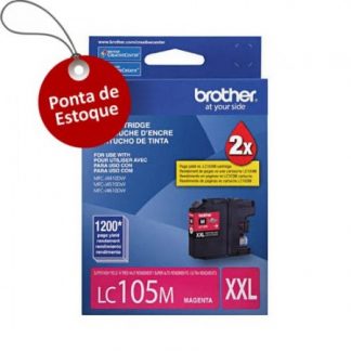 Cartucho Brother LC105M-XXL Magenta Original (Ponta de Estoque)