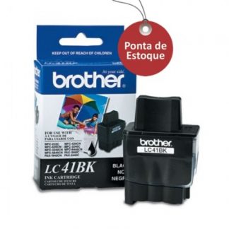 Cartucho Brother LC41BK Preto Original (Ponta de Estoque)