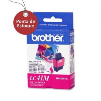 Cartucho Brother LC41M Magenta Original (Ponta de Estoque)