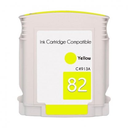 Cartucho Compatível Hp 82 Amarelo C4913A