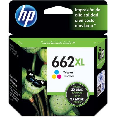 Cartucho Hp 662XL Color CZ106AB Original