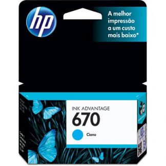 Cartucho Hp 670 Ciano CZ114AB Original