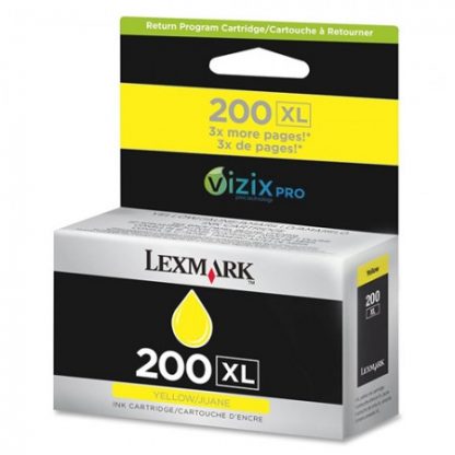 Cartucho Lexmark 200XL Amarelo 14L0177 Original