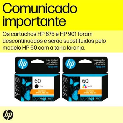 Cartucho Hp 60 Preto CC640WB Original