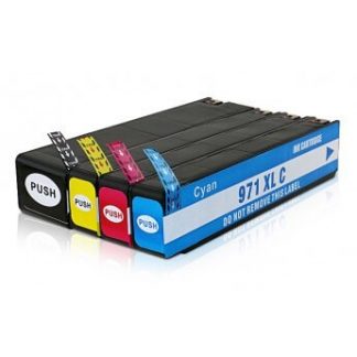 Kit Cartuchos Compatíveis HP 970XL e HP 971XL Combo Pack