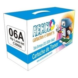 Recarga Toner Hp 06A Preto - C3906A 2,5K