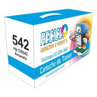 Recarga Toner Hp 125A Amarelo - CB542AB 1,4K