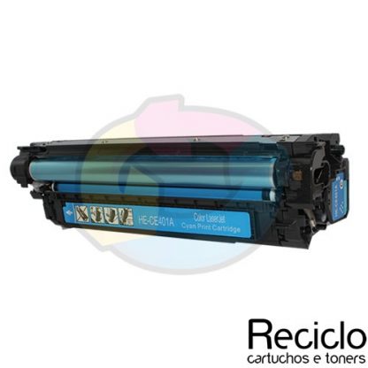 Recarga Toner Hp 507A Ciano CE401A 6K