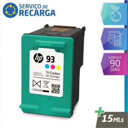 Recarga Cartucho Hp 93 Color - C9361WB