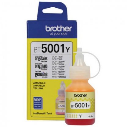 Refil de Tinta Brother 5001 Amarelo BT5001A Original