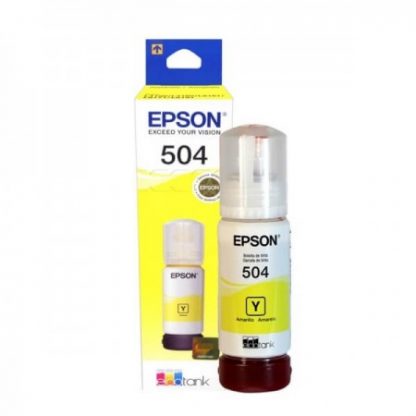 Refil de Tinta Epson 504 Amarelo T504420-AL Original