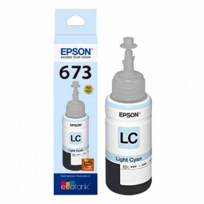 Refil de Tinta Epson 673 Ciano Claro T673520-AL Original