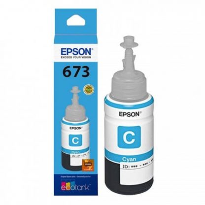 Refil de Tinta Epson 673 Ciano T673220-AL Original