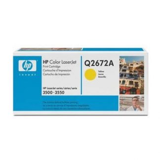 Cartucho de Toner Amarelo HP 309A LaserJet (Q2672A) - Ponta de Estoque