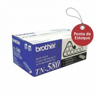 Toner Brother TN-580 Preto Original (Ponta de Estoque)