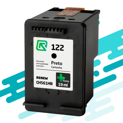 Cartucho Hp 122 Preto CH561HB Renew