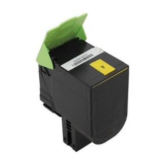 Toner Compatível Lexmark 708HY Amarelo 70C8HY0 3K