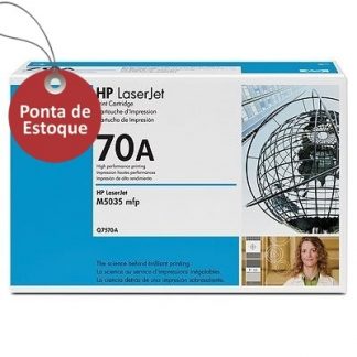 Toner Hp 70A Preto Q7570A Original (Ponta de Estoque)