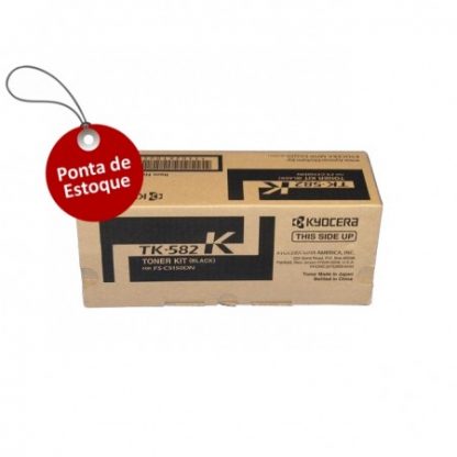 Toner Kyocera TK-582K Preto Original (Ponta de Estoque)