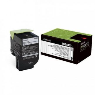 Toner Lexmark 808SK Preto 80C8SK0 Original