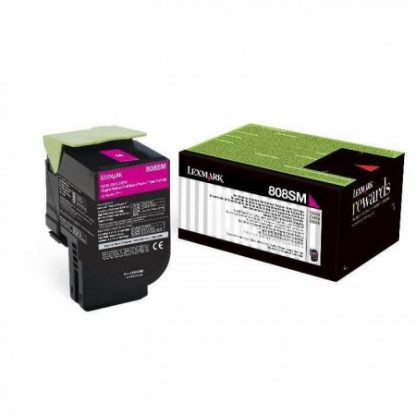 Toner Lexmark 808SM Magenta 80C8SM0 Original