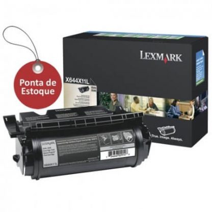 Toner Lexmark X644 Preto X644X11L Original (Ponta de Estoque)