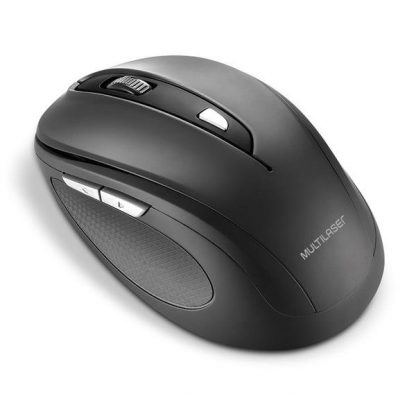 Mouse Multilaser sem Fio Usb Comfort 6 Botoes Preto - MO237