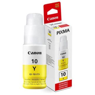 Garrafa de Tinta Canon GI-10 Y Amarelo Original