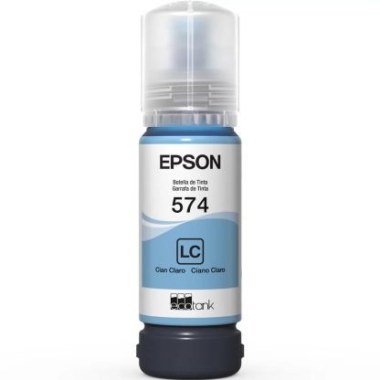 Garrafa de Tinta Epson 574 Ciano Claro T574520AL Original