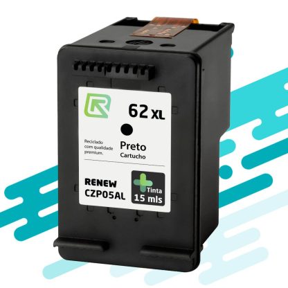 Cartucho Hp 62 Preto C2P05AL Renew