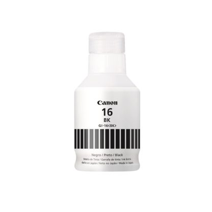Garrafa de Tinta Canon GI-16 BK Preto Original