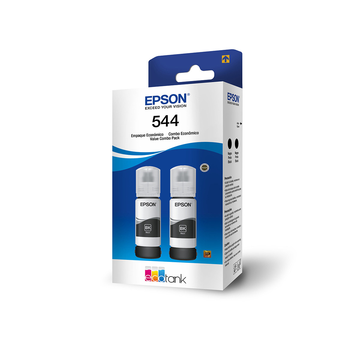 Kit com 2 Garrafas de Tinta Preta Epson T544120-2P