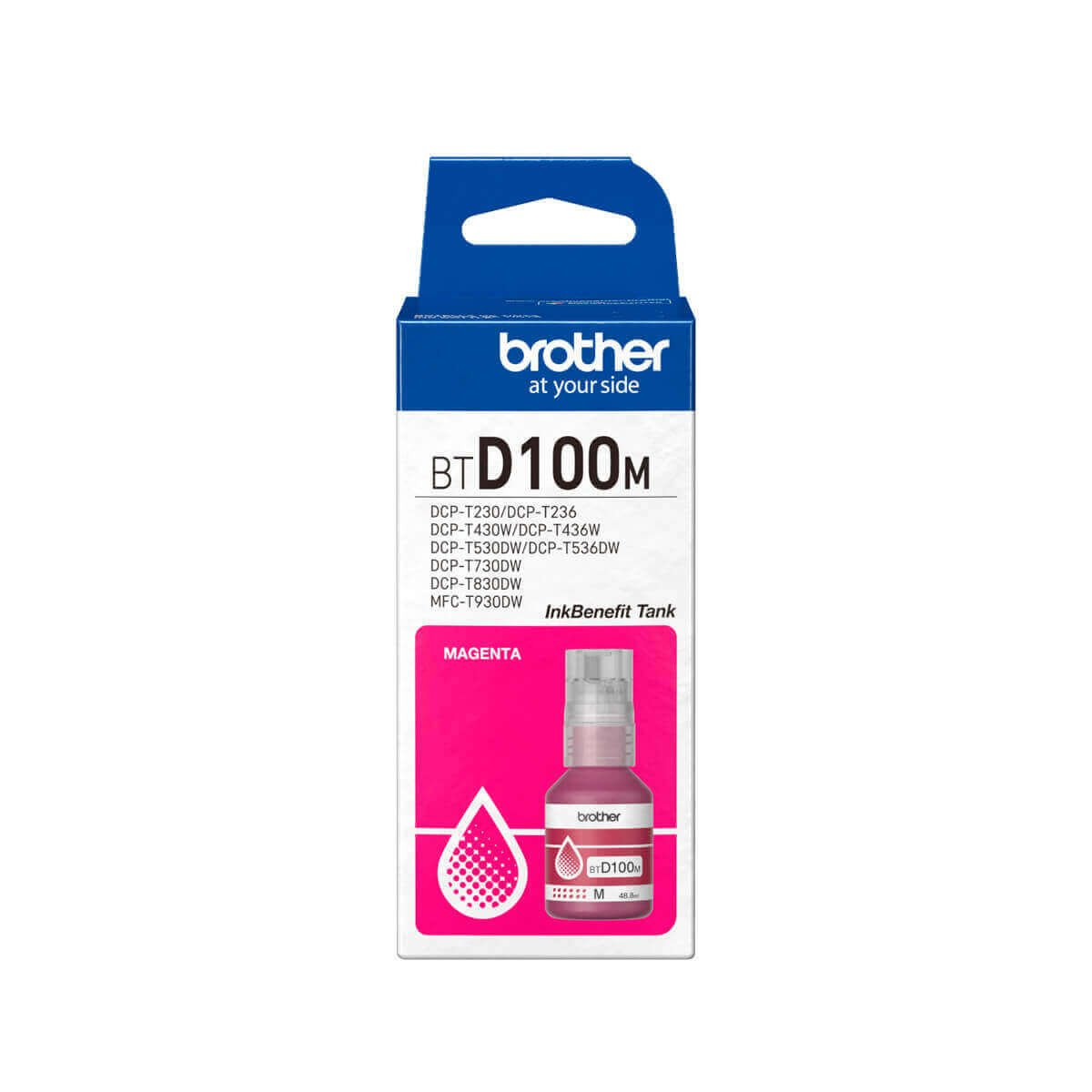 Refil de Tinta Brother BTD100M Magenta Original
