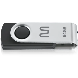 Pendrive Twist Preto 64Gb - PD590